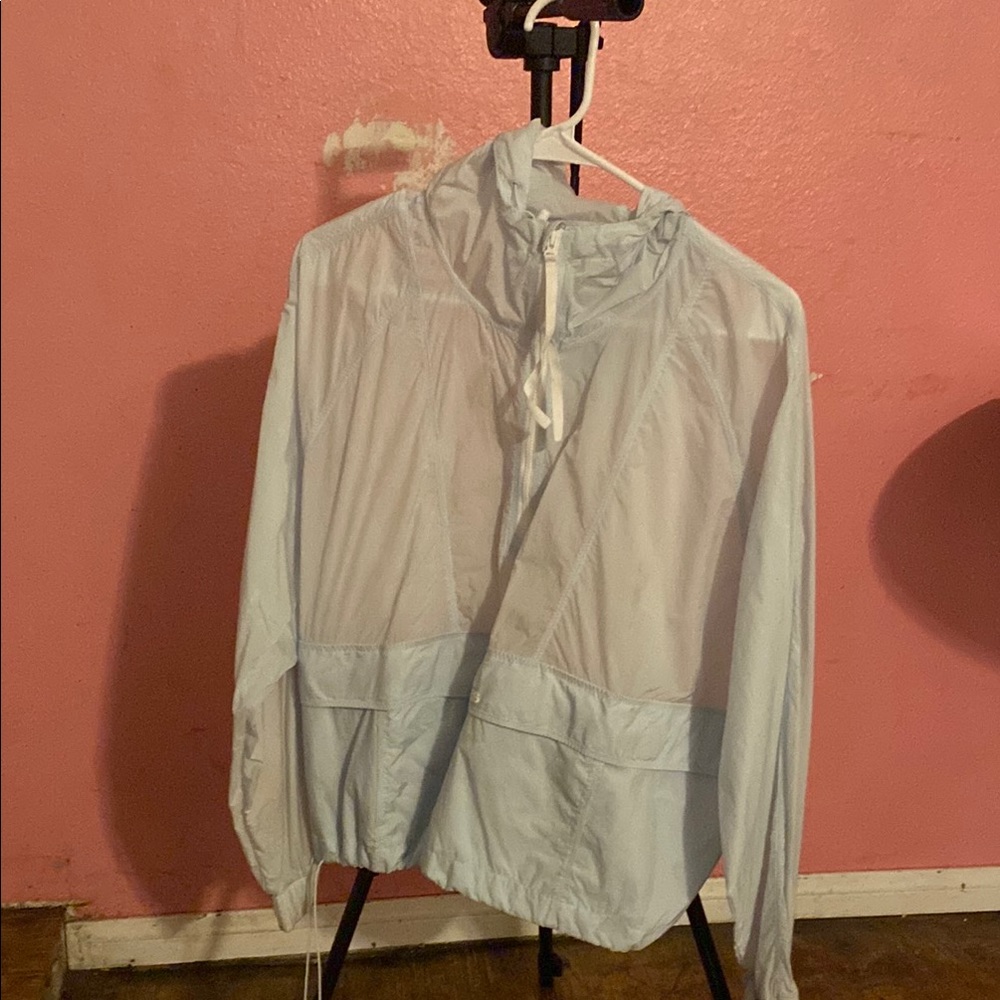 adidas Light Blue Puffer Jacket